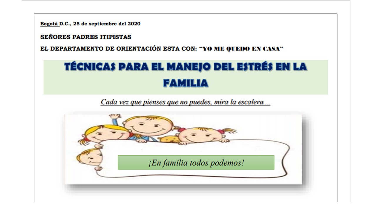 Manejo del Estrés en Familia