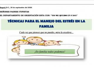 Manejo del Estrés en Familia